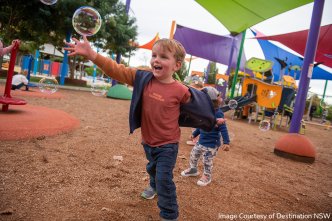 The kids will be entertained for hours at the Tamworth Adventure Playground, one of many in the region