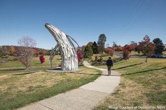 The Walcha Open Air Gallery consists of 50 peices throughout the town, many made by local artists.